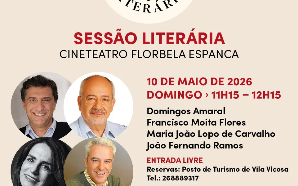 INSCRIÇÕES ABERTAS | A NÃO PERDER
COMBOIO LITERÁRIO | SESSÃO LITERÁRIA EM VILA V…