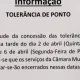 Informação 

Tolerância de Ponto