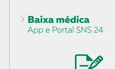 Já pode aceder aos detalhes da sua baixa médica (Certificado de Incapacidade Tem…