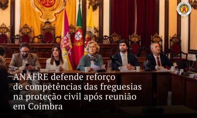 ANAFRE defende reforço de competências das freguesias na proteção civil após reunião em Coimbra