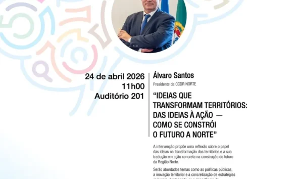 O Presidente da CCDR NORTE, Álvaro Santos, vai marcar presença na sessão do cicl…