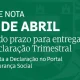 Os trabalhadores independentes têm até dia 30 de abril para entregar a sua Decla…