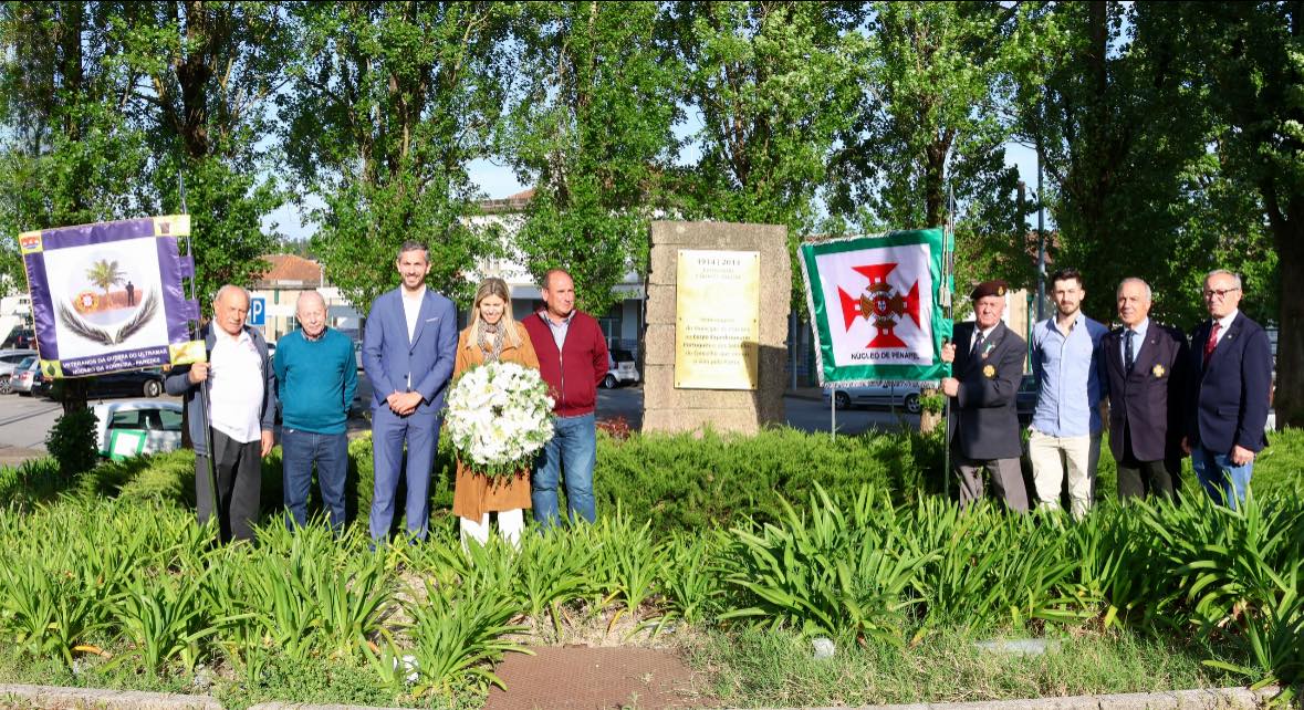 Paredes homenageia combatentes da Batalha de La Lys e inaugura placa com nomes dos falecidos nas colónias