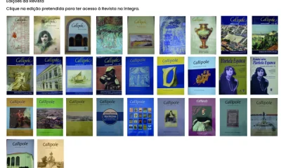 REVISTA DE CULTURA CALLIPOLE DISPONÍVEL ONLINE

O Município de Vila Viçosa infor…