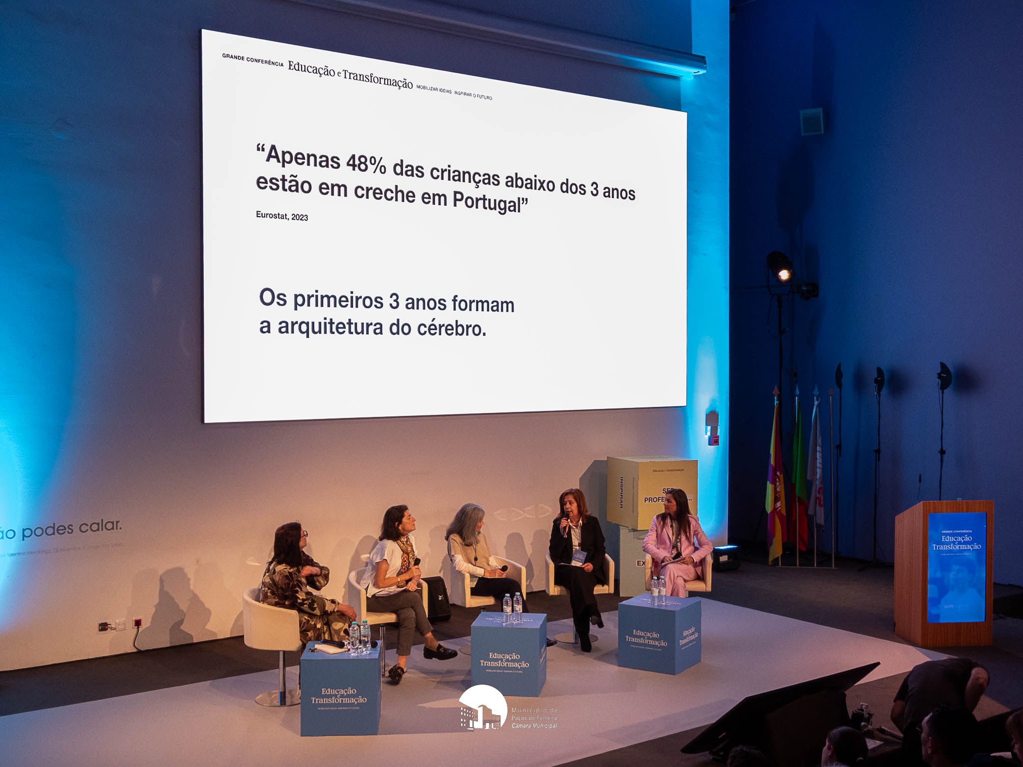 Rede Municipal de Creches de Paços de Ferreira apresentada como melhor exemplo nacional em conferência em Coimbra