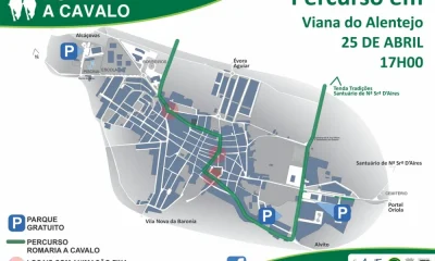 Romaria a Cavalo » Percurso em Viana do Alentejo