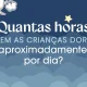 Sabia que os hábitos de sono adquiridos na infância tendem a persistir na vida a…