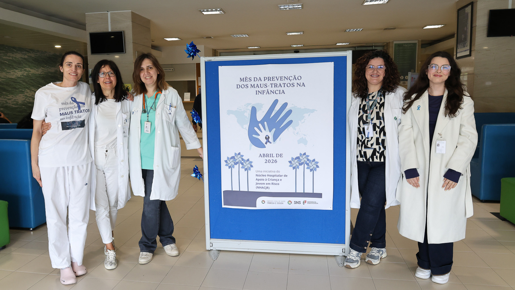 ULSTS assinala Mês da Prevenção dos Maus-Tratos na Infância com campanha no Hospital Padre Américo