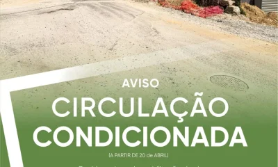 AVISO: Trânsito condicionado na Av. das Acácias