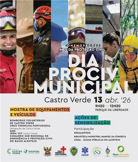 Castro Verde celebra Dia PROCIV Municipal com atividades para os mais novos