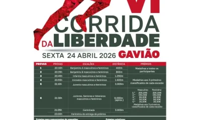 Gavião celebra 25 de Abril com a VI Corrida da Liberdade