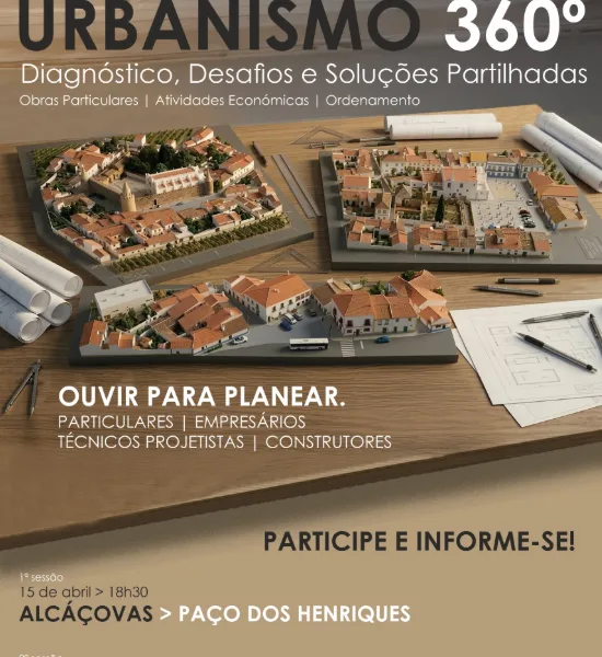 Viana do Alentejo promove sessões públicas “Urbanismo 360º” para discutir o desenvolvimento local