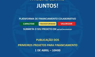 Plataforma de Financiamento Colaborativo para a Reconstrução da Região Centro em funcionamento