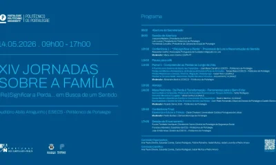 Politécnico de Portalegre recebe XIV Jornadas sobre a Família focadas no luto e na perda