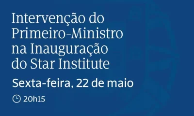 Assista à transmissão em direto da intervenção do Primeiro-Ministro na inauguraç…
