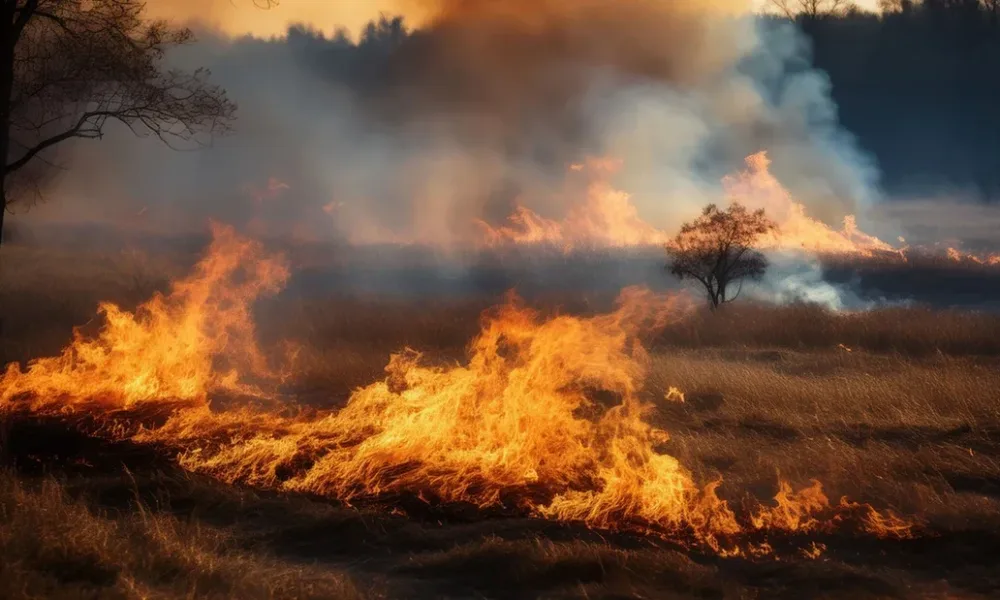Serpa: Incêndio agrícola na Cova Funda mobilizou mais de 60 operacionais e já está em resolução