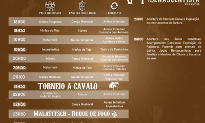 V FEIRA DE INSPIRAÇÃO RENASCENTISTA | VILA VIÇOSA | 5 A 7 DE JUNHO | PROGRAMA E…