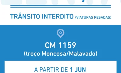 Condicionamento de Trânsito

O Município de Odemira informa que, no âmbito da e…