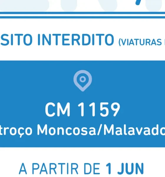 Condicionamento de Trânsito

O Município de Odemira informa que, no âmbito da e…