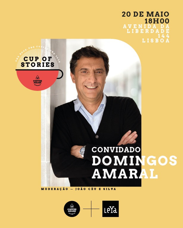 DELTA COFFEE HOUSE EXPERIENCE E LEYA PROMOVEM ‘CUP OF STORIES’ COM DOMINGOS AMARAL