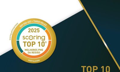A TIAGO VELEZ, SOCIEDADE UNIPESSOAL, LDA. TOP 10 PME