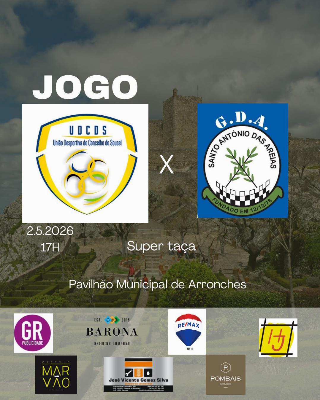 O Futsal Arenense joga este sábado, dia 2 de maio, a Final da Supertaça, contra…