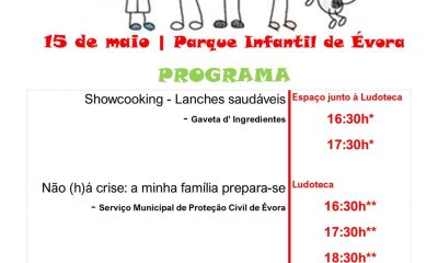Évora em Família | 15 maio -16h às 19h | Parque Infantil de Évora

Venha passar …