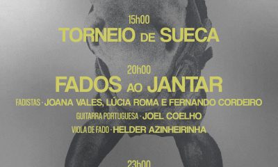 23 de maio de 2026 
 FESTA DA BURRA 
Rosário, Alandroal
Noite de Fados com insc…