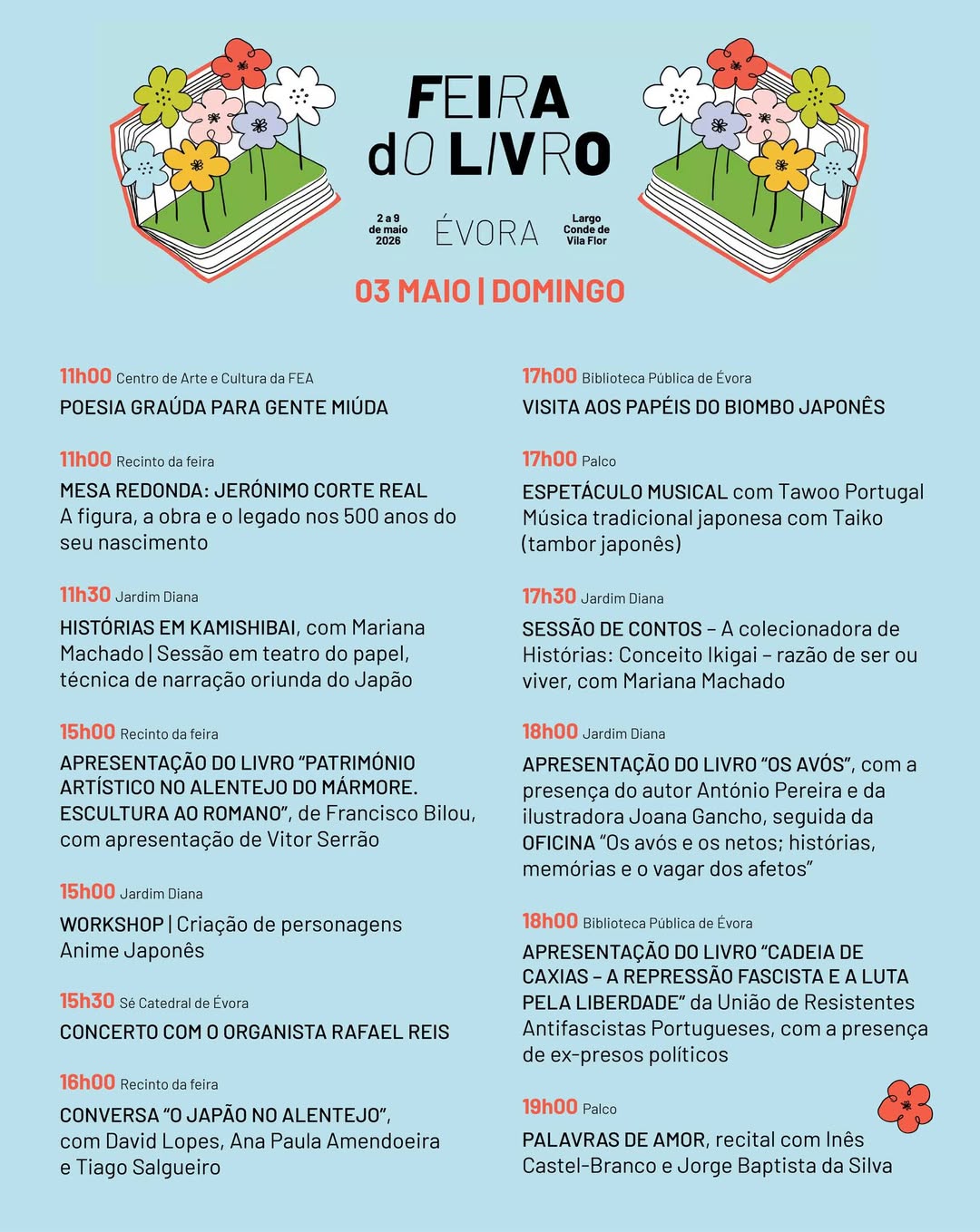 Hoje há muito para ver na 𝗙𝗲𝗶𝗿𝗮 𝗱𝗼 𝗟𝗶𝘃𝗿𝗼!