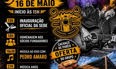 DIVULGAÇÃO

INAUGURAÇÃO DA SEDE DO GRUPO MOTARD DE ARRONCHES

Dia 16 de maio (sá…