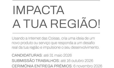IoT Challenge
𝐈𝐦𝐩𝐚𝐜𝐭𝐚 𝐚 𝐭𝐮𝐚 𝐑𝐞𝐠𝐢𝐚̃𝐨!

Tens uma ideia que pode fazer a diferença?…