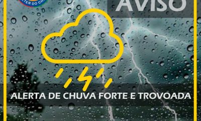 ATENÇÃO 

AVISO METEOROLÓGICO AMARELO

Para precipitação, por vezes forte, poden…