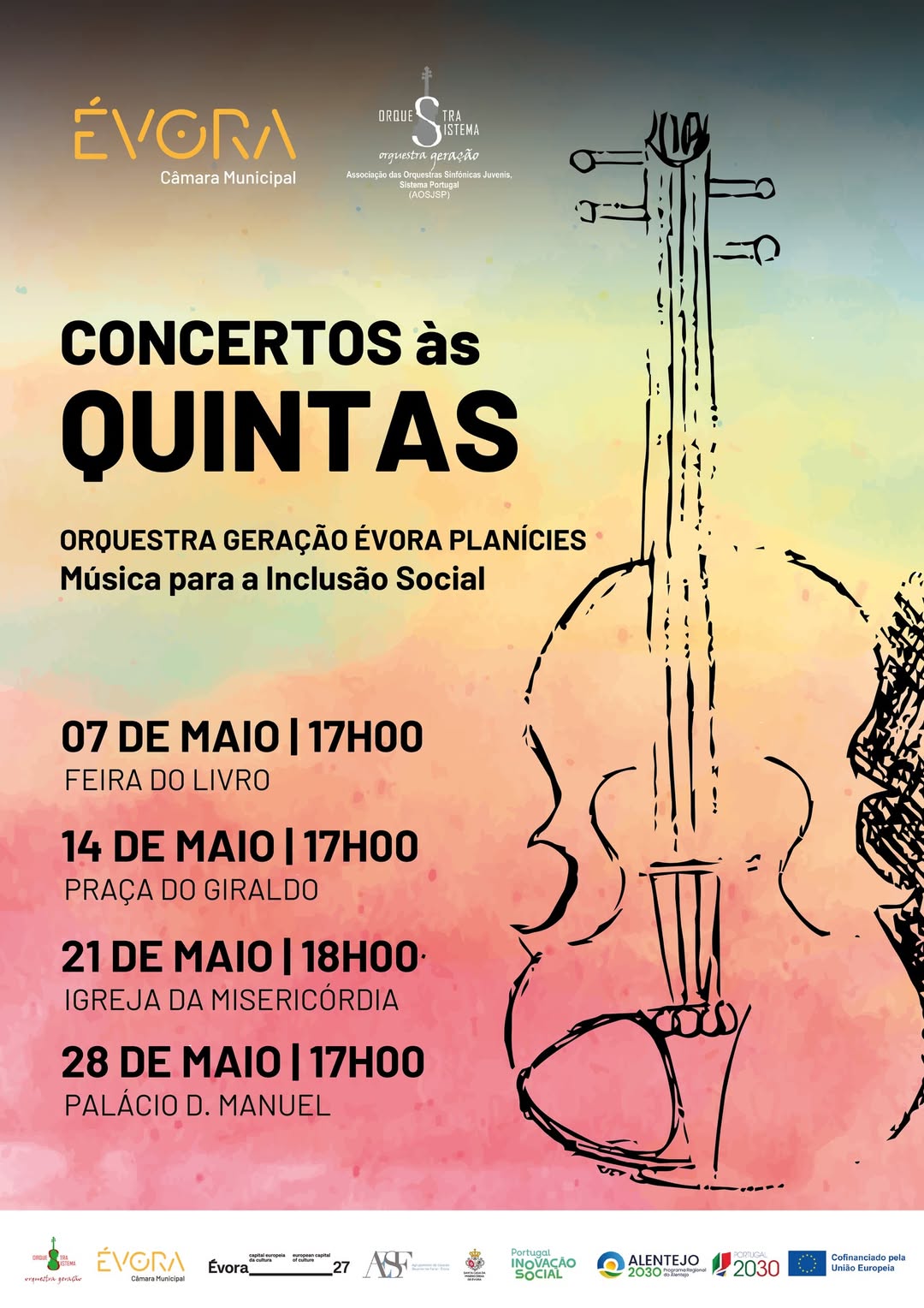 Orquestra Geração Évora Planícies | Concertos às quintas 
 Próximo concerto já n…