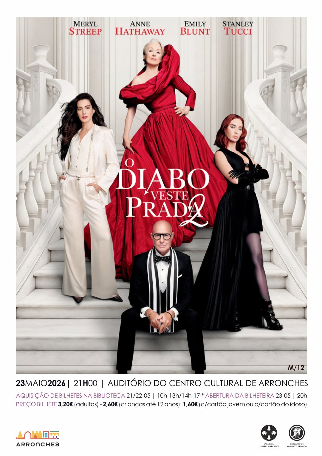 CINEMA | O DIABO VESTE PRADA 2

Dia 23 de maio (sábado), às 21H00, no Auditório …