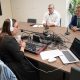 O Presidente da Câmara Municipal de Évora, Carlos Zorrinho, juntamente com João …