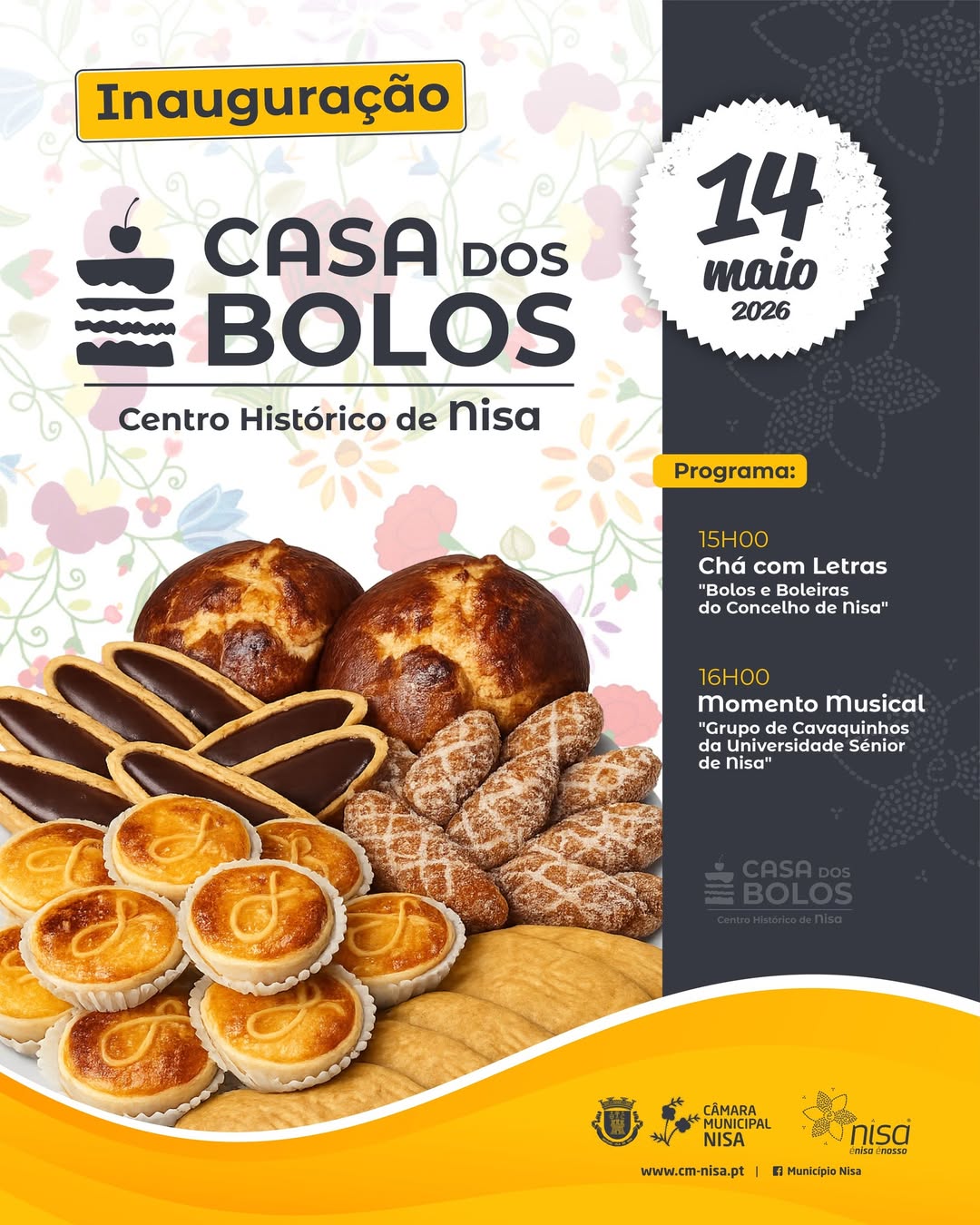 𝐈𝐧𝐚𝐮𝐠𝐮𝐫𝐚𝐜̧𝐚̃𝐨 – 𝐂𝐚𝐬𝐚 𝐝𝐨𝐬 𝐁𝐨𝐥𝐨𝐬 𝐝𝐞 𝐍𝐢𝐬𝐚

Nisa abre portas a um novo espaço dedic…
