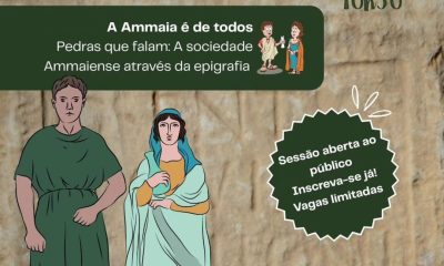 Dia Internacional dos Museus 
“Pedras que falam, a sociedade ammaiense através …