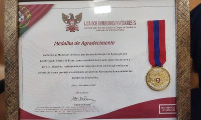 O Município de Évora e os Bombeiros Voluntários de Évora foram homenageados este…