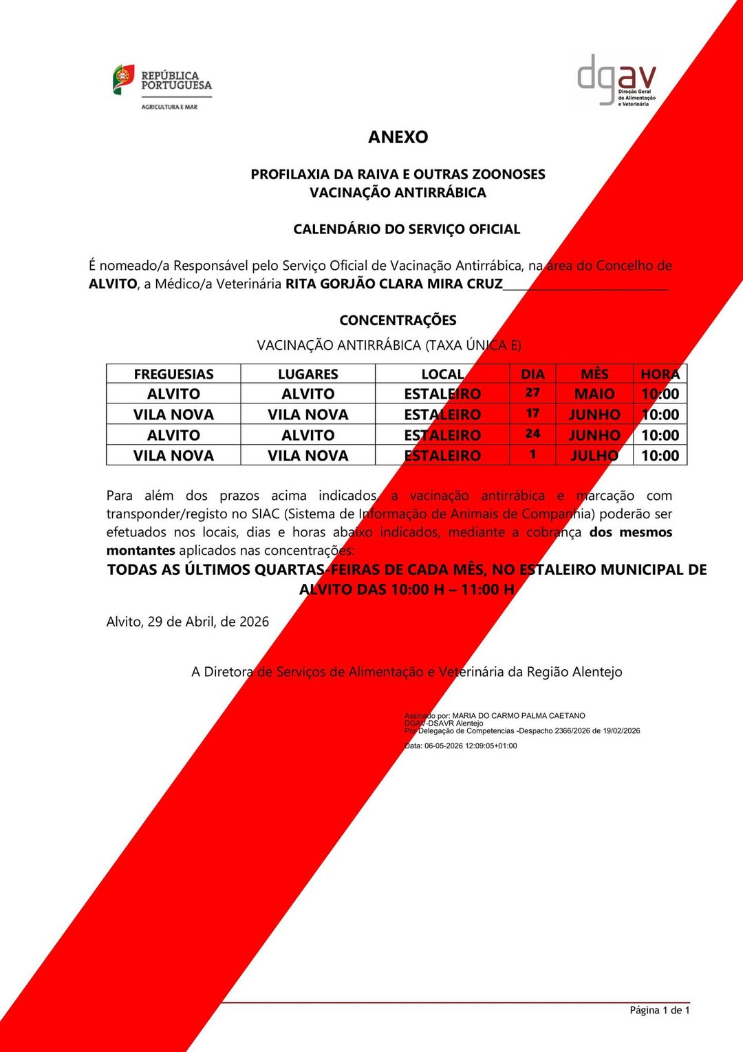 Profilaxia da Raiva e Outras Zoonoses
Vacinação Antirrábica – Calendário do Serv…