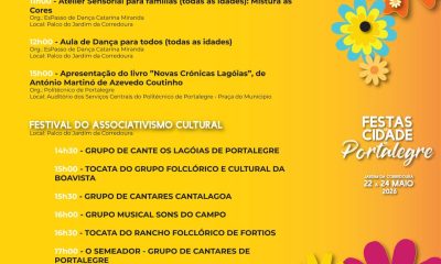 As Festas da Cidade de Portalegre 2026 estão a chegar!  

No dia 24 de maio, o g…