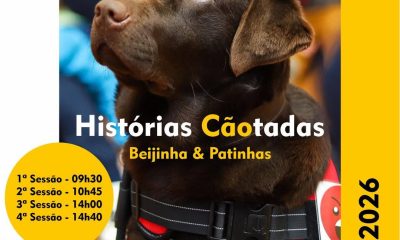 Histórias Cãotadas com Beijinha & Patinha 

 22 de maio 
 9h30, 10h45, 14h00, 14…
