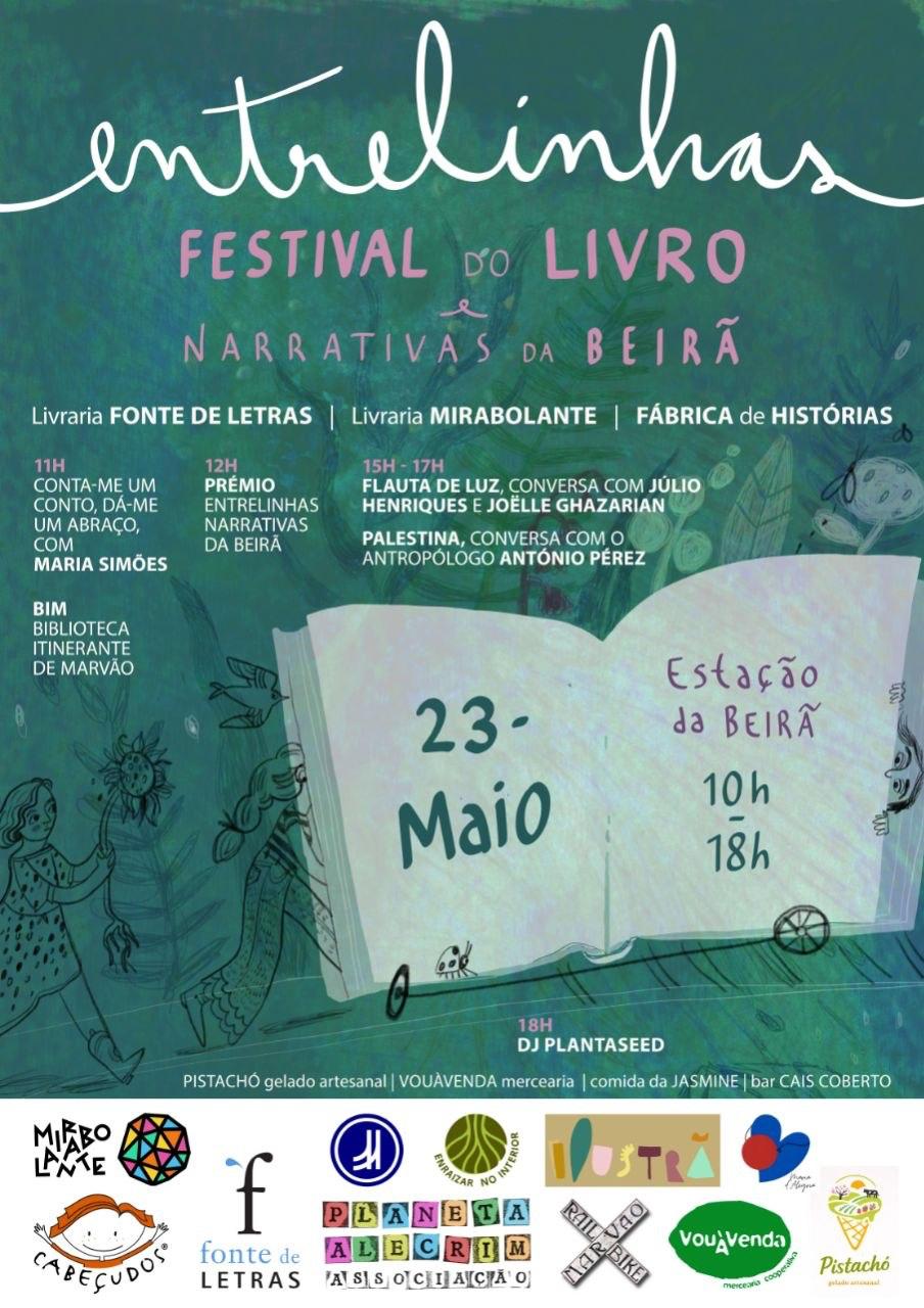Entrelinhas – Festival do Livro e Narrativas da Beirã
 23 de maio (sábado)
 10h…