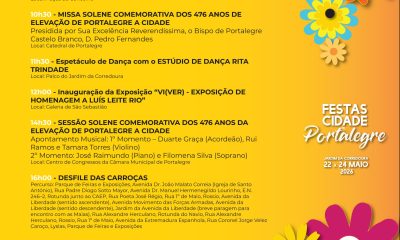 As Festas da Cidade de Portalegre 2026 estão a chegar! 

 No dia 23 de maio, o g…