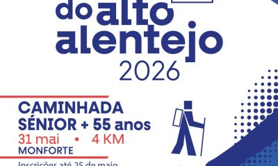 Jogos do Alto Alentejo 2026   

 Caminhada Sénior + 55 anos 
 31 de maio
 Monfor…