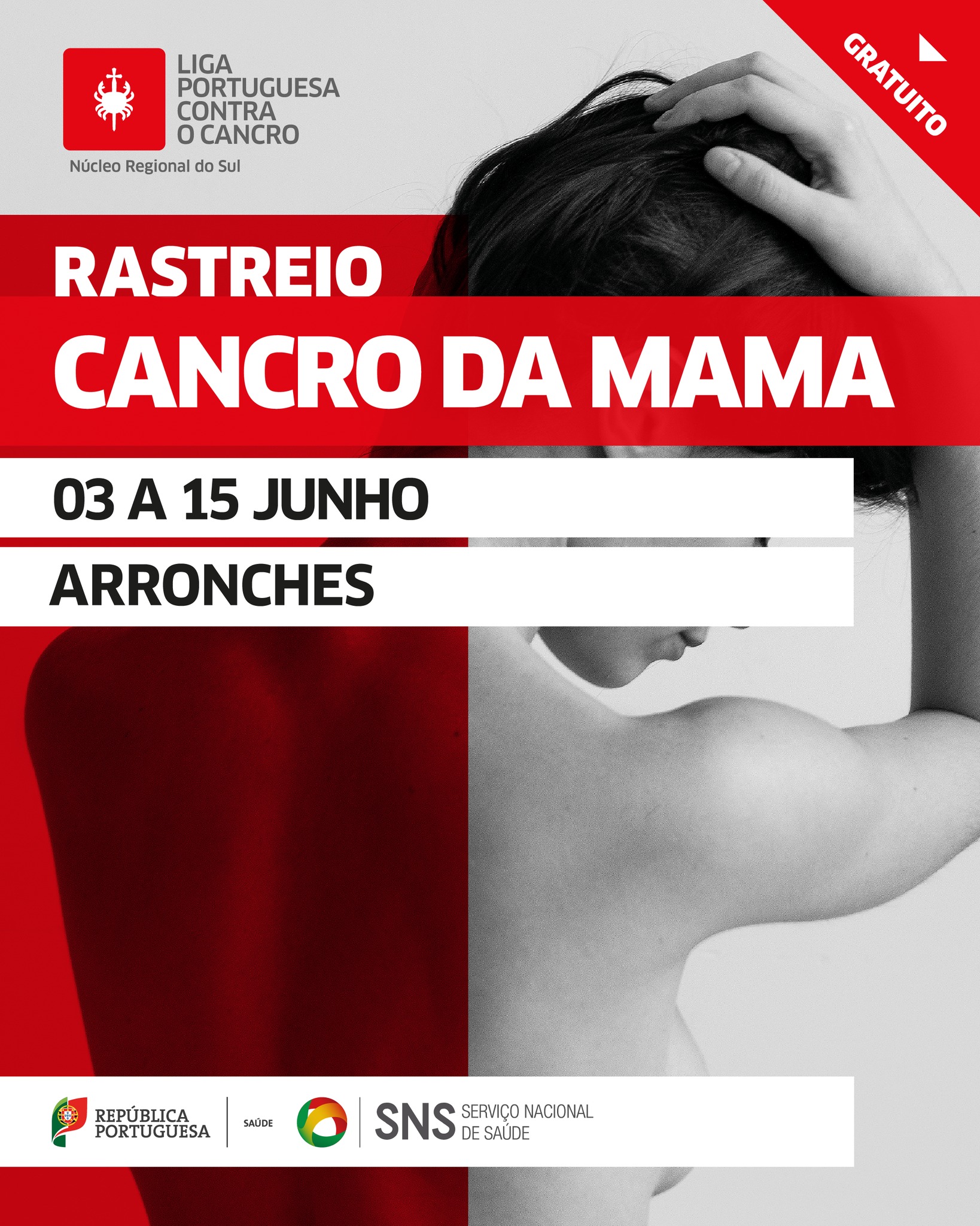 DIVULGAÇÃO

RASTREIO DO CANCRO DA MAMA

A LPCC-NRS, em parceria com o SNS, anunc…