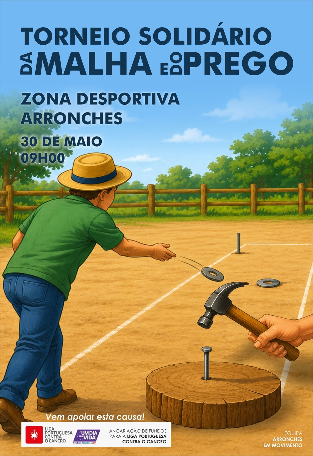 DIVULGAÇÃO

TORNEIO SOLIDÁRIO DA MALHA E DO PREGO

Dia 30 de maio (sábado), pela…