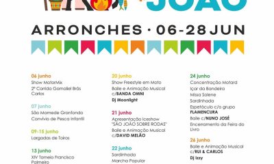 FESTAS DE SÃO JOÃO 2026

De 6 a 28 de junho, em Arronches.

(Brevemente mais inf…