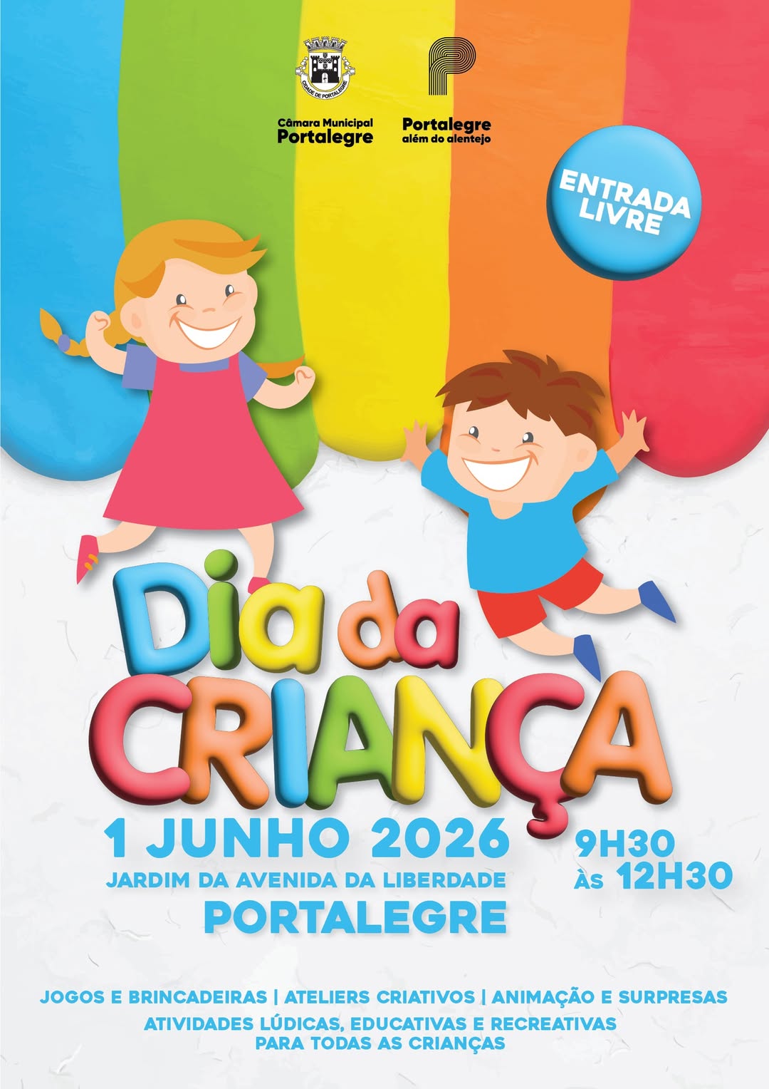 Comemoração do Dia da Criança em Portalegre! 

No dia 1 de junho, a Câmara Munic…