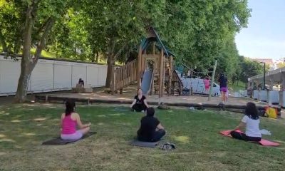 Já teve início a divertida e original atividade de Yoga para Crianças, no Palco …