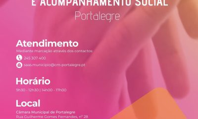Serviço de Atendimento e Acompanhamento Social – Portalegre
“Cada vez mais perto…
